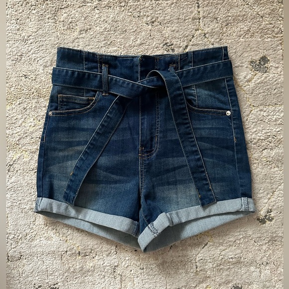 Stretchy Denim Shorts - Picture 3 of 8